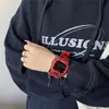 Reloj Electrónico Trendy de Unicornio para Niños y Niñas, Adecuado para Adolescentes y Estudiantes, Reloj Deportivo Luminoso al por Mayor