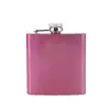 Botella de Vino de Acero Inoxidable de 6 Onzas Lista para Usar del Fabricante Portátil Estilo Viaje al Aire Libre Camping Botella de Vino Pequeña Portátil Venta al por Mayor de Botellas de Vino