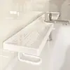 Estante Vertical para Almacenamiento de Grifo Lavabo de Baño Inodoro de Baño Lavamanos Estante de Almacenamiento para Fregadero sin Perforaciones