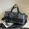 Bolsa Fitness com Compartimento Separado para Sapatos, Separação Seca e Úmida, Bolsa Esportiva para Treinamento de Natação, Bolsa de Viagem de Curta Distância de Grande Capacidade, Mala de Viagem Feminina