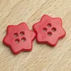Botones de Estrella de Resina Coloridos de Cuatro Ojos Cosidos a Mano Botones de Estrella de Dibujos Animados para Niños para Abrigos y Suéteres Botones de Estrella de Cinco Puntas