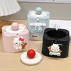 Cinzeiro com Tampa para Evitar que as Cinzas Voem, Design Fofo de Desenho Animado Gato Kt para Decoração de Mesa da Sala de Estar ou Escritório