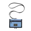 Bolsa Pequeña Plegable Ligera para Exteriores Bolsa Colgante para Identificación Bolso de Tarjetas Casual para Hombre Control de Acceso para Autobús Portatarjetas de Comida Bolso Colgante para Monedas en el Cuello