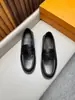 Sapatos Masculinos Loafer Simples de Couro Genuíno, Calce Fácil, Tendência Versátil, Negócios Casuais