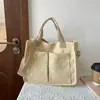 2026 Nueva Bolsa Tote de Hombro Único de Nylon con Lunares Artístico Casual Moda Estilo Coreano Elegante Gran Capacidad
