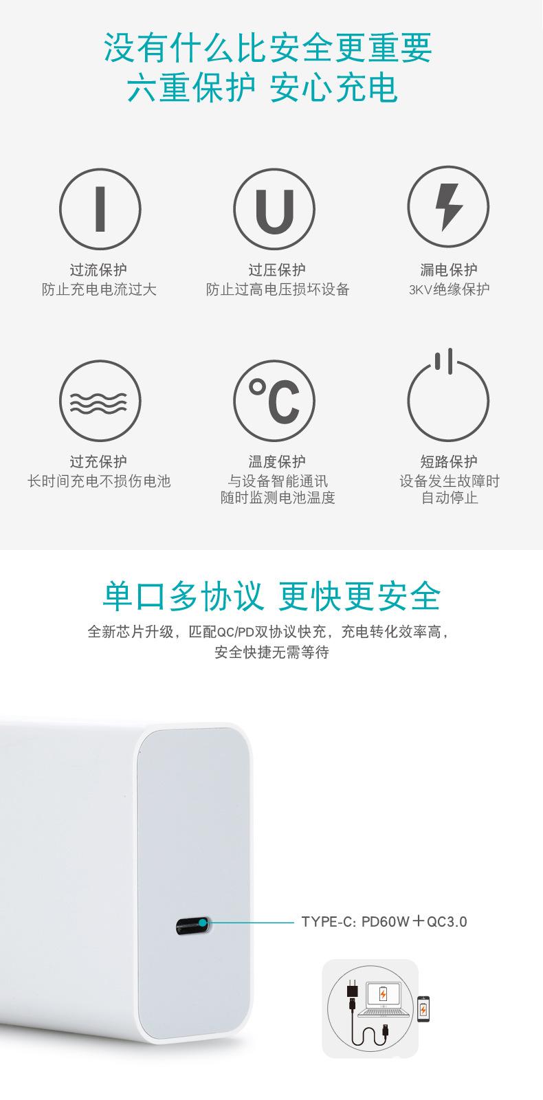 PD60W美规折叠单C
