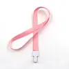 Cordão para porta-cartão de certificado poliéster espesso com fivela integrada Cordão de plástico para cartão Cordão para crachá de peito Cordão para etiqueta de exposição