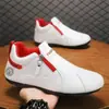 Zapatos para Hombre, Zapatos Casuales de Cuero Estilo Nuevo, Ligeros y Versátiles, Slip-On con Cremallera Lateral Zapatos Deportivos para Hombre, Zapatos de Trabajo de Suela Plana para Hombre