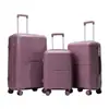Maleta de Polipropileno de 20 pulgadas Hecha a Medida Transfronteriza con Gran Capacidad para Viajes de Negocios, Duradera y Resistente a Impactos, con Ruedas Universales y un Mango Extensible