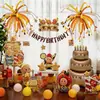 Decoraciones de Cumpleaños Temáticas de la Estrella del Libro Rojo para el Primer Cumpleaños del Bebé, Celebración del Mes Completo, de los Cien Días y Suministros para la Ceremonia del Primer Cumpleaños, Banderines y Decoraciones Colgantes