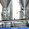 ZONESUN Máquina de Enchimento de Pó Totalmente Automática com Cabeça Dupla, Máquina de Enchimento Quantitativo com Dosagem por Parafuso para Garrafas e Frascos de Leite em Pó e Pó de Feijão