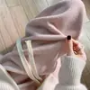 Pantalones Milkshake, Pantalones de Cachemira Toalla para Mujer, Pantalones Casuales Rectos Suaves Forrados de Felpa para Otoño e Invierno, Versión Estrecha Pantalones de Lana Caídos de Pierna Ancha