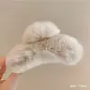 Acessórios de Cabelo Yhj Novo Presilha de Cabelo de Coelho Rex Grande Presilha Recheada Parte de Trás da Cabeça Presilha Tubarão Presilha de Cabelo Feminina