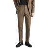 Pantalones Occidentales para Hombre Corte Recto Slim-fit Pantalones Recortados Casual de Negocios para Hombre Pantalones de Traje Negros para Hombre Pantalones para Hombre de Alta Gama