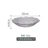 Estilo Nórdico Estilo Ins Plato de Vidrio Plato para Frutas Plato para Frutos Secos del Hogar Plato Creativo para la Cena Plato para Postres Vajilla