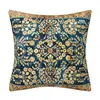 Funda de Almohada Patrón Vintage Alfombra Turca Persa Cojín Decorativo para el Hogar Funda de Almohada Lino