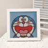 Animación de Dibujos Animados Nueva Pintura de Diamantes Kuromi DIY Juguetes de Pintura de Diamantes Hechos a Mano para Niños con Marco de Fotos Mesa Regalo
