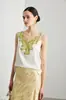 Camisola de Seda para Mujer 2026 Primavera/Verano Nueva Color Sólido Ropa Interior Exterior Estilo Commuter con Encaje y Top de Seda de Morera