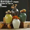 Vaso de Flor Suculenta Cerâmica Preço Especial Liquidação Esmaltado Tamanhos Grande e Pequeno Simples Pastoral Mesa Vasos de Barro Respirável Plantas Leede Estoque