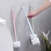 Cepillo para inodoro con mango largo, sin puntos ciegos, modelo nuevo, cepillo especial para inodoro para uso doméstico, montado en la pared para baño, menos de 5 yuanes