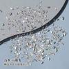 Joyería para Uñas Ojo de Caballo Corte de Gema Diamante Circonita Plana Mini Espiga de Trigo Blanca Seiko 5A Alta Calidad Súper Brillante