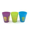Venta de fábrica PP taza de plástico creativa color caramelo taza taza taza de plástico hawaiana