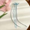 Pinza para el Cabello de Ballet con Lazo Estilo Francés para Niñas, Pinza Pequeña de Gama Alta para el Cabello, Adorno Versátil para el Cabello para Mujeres