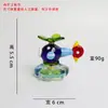 Avión de Juguete Giratorio Pequeño con Glaseado Zibo, Coche y Adorno de Decoración para Escritorio de Oficina, Regalo de Vacaciones para Niños