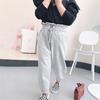 Venta al por mayor de comercio exterior de Huzhou para niñas, nuevo estilo 2026, pantalones jogger holgados, finos de primavera, casuales, adelgazantes, pantalones tipo bloomers
