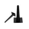 Muebles Metal Patas de Sofá Mesa de Centro Mueble de TV Patas de Soporte Mueble de Baño Pie de Cono Oblicuo Mueble Pies de Soporte de Lujo Ligero