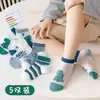 Meias Novas Zhuji para Meninos, Meias Finas de Verão com Desenhos Respiráveis para Bebês Meninas, Meias de Rede para Crianças