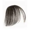 Cabello Sintético con Flequillo Lateral para Mujer, Flequillo Frontal Realista de Aspecto Natural, Ligero, Estilo Vintage, Parche Invisible para Aumentar el Volumen del Cabello