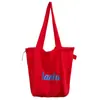 Bolsa Tote Relaxante Feminina 2024 Nova Bolsa de Lona com Cordão Leve para o Trabalho Bolsa Tote de Grande Capacidade Bolsa de Ombro
