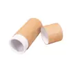 Tubo de Papel Kraft Ecológico Tapa y Base Cilíndricas Hechas a Medida Contenedor de Papel para Caja de Empaque de Bálsamo y Aceite Esencial Personalización