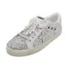 Zapatillas Distressed Estrella de Dongdaemun Coreanas para Mujer, Piel Genuina, Nuevo Modelo Primavera 2026, Zapatillas Casuales Versátiles de Suela Plana Vintage