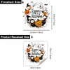 Yanxi Yx-Jd0153 Adesivos de Halloween Abóbora Morcego Festa de Halloween Janela de Vidro Transparente Adesivos Eletrostáticos