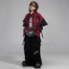 Ropa de Moda Hip-hop Traje de Hip-hop para Niños Verano de Manga Corta Jazz para Niñas Hiphop para Niños Ropa de Actuación Hip-hop