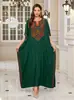Site independente Amazon novo vestido longo 3D transfronteiriço para mulheres, vestido solto plus size estilo boêmio para férias na praia