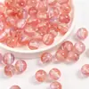 Cuentas Redondas de Resina Transparente de Colores Brillantes Cuentas Sueltas Pulsera Tejida a Mano para Manualidades Cuentas para Bolsos de Cadena Cuentas Brillantes Venta al por Mayor