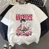 Ropa Periférica de Anime Japonés One Piece Luffy Helicóptero Transfronteriza Aliexpress Camiseta de Dibujos Animados para Hombre