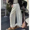 Pantalones de pana para mujer, nueva moda otoño 2026, versátiles pantalones de pana de pierna recta y pierna ancha para figuras petite