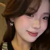 Pendientes de Mariposa Nuevas Explosiones Para el Trabajo Versátiles Moda Pendientes de Primavera y Verano Pendientes de Primavera Pendientes de Mujer Hebilla de Oreja de Gama Alta