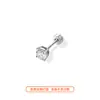 Pendientes de Acero de Titanio Médico con Diamantes Super Brillantes para Mujer, Elevadores de Sentido Avanzado para Agujeros de Oreja, Pendientes de Aleación de Titanio, Joyería para Orejas con Cierre de Rosca para Hombre