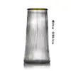 Vaso de Vidro em Formato de Cone Estilo Nórdico Ins Simples Grande Transparente para Bambu da Sorte Hidropônico Ornamento de Arranjo de Flores para Mesa de Escritório Sala de Estar