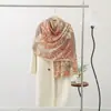 Cachecol de Algodão e Linho para Mulheres, Novo Estilo Primavera e Outono, Quente e Protetor Solar, Longo de Uso Duplo, Clareador de Pele, Elegante, Adequado para Ambientes com Ar Condicionado, Xale Grande