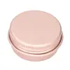 Caja Redonda Roscada de Aluminio Pequeña Caja de Empaque para Cosméticos Ungüento de Lithospermum Té Cofre para Joyería Parche Lata de Aluminio Tarro para Velas Caja de Regalo
