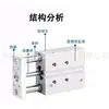 Cilindro Festo Dfm-12-20-P-A-Kf Dfm-12-30-P-A-Gf Dfm-12-30-P-A-Kf