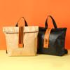 Bolsa de papel DuPont en blanco de gran capacidad de moda, bolsa de regalo de papel Kraft impermeable personalizada, mochila lavable, bolsa de viaje