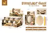 Disco de Pintura de Yeso para Niños Simulación DIY con Diseño de Triceratops, Juguete Creativo de Graffiti para Niños y Niñas