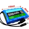 Batería de Litio 18650 3S2P 12V 50000mAh Batería Recargable Paquete de Baterías de Litio con BMS + Cargador